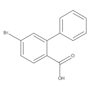 5-Bromobiphenyl-2-carboxylic acid结构式