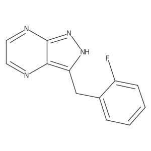 3-(2-Fluorobenzyl)-1H-pyrazolo[3,4-b]pyrazine Structure
