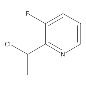 2-((R)-1-chloroethyl)-3-fluoro-pyridine Structure