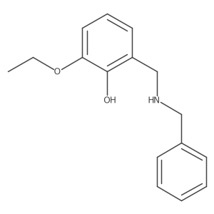 2-[(Benzylamino)methyl]-6-ethoxyphenol Structure