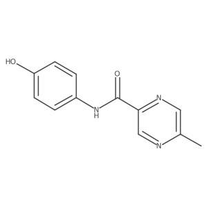 N-(4-hydroxyphenyl)-5-methylpyrazine-2-carboxamide结构式