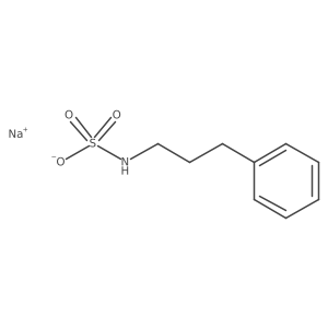Sodium (3-phenylpropyl)sulfamate Structure