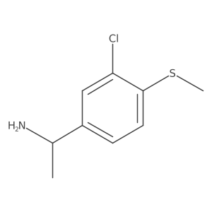 3-Chloro-I+/--methyl-4-(methylthio)benzenemethanamine Structure