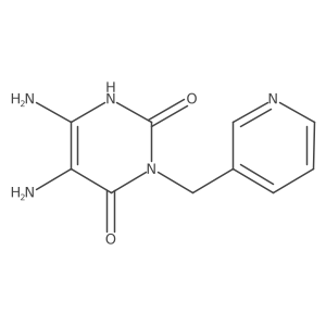 5,6-Diamino-3-(3-pyridinylmethyl)-2,4(1h,3h)-pyrimidinedione Structure
