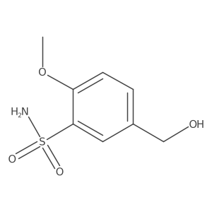 4-Methoxy-3-(aminosulfonyl)benzyl alcohol Structure