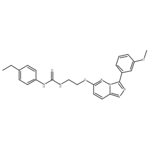 1-(4-Ethylphenyl)-3-(2-((3-(3-methoxyphenyl)-[1,2,4]triazolo[4,3-b]pyridazin-6-yl)oxy)ethyl)urea结构式