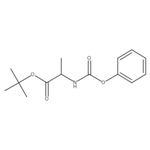 N-(Phenoxycarbonyl)-L-alanine 1,1-dimethylethyl ester结构式