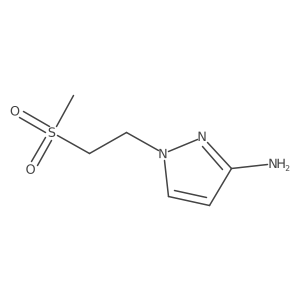1-(2-methanesulfonylethyl)-1H-pyrazol-3-amine Structure