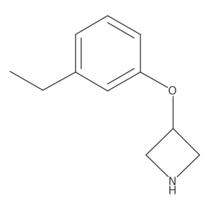 3-(3-Ethylphenoxy)azetidine Structure
