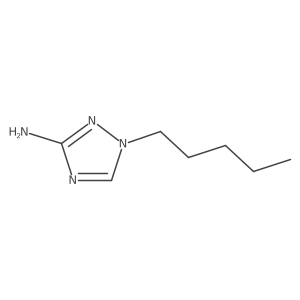 1-Pentyl-1H-1,2,4-triazol-3-amine结构式