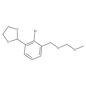 2-(2-Bromo-3-methoxymethoxymethyl-phenyl)-[1,3]dioxolane结构式