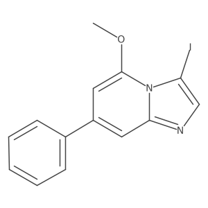 3-Iodo-5-methoxy-7-phenylimidazo[1,2-a]pyridine Structure