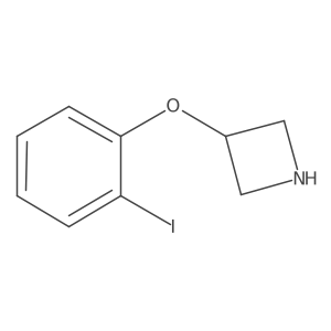 3-(2-Iodophenoxy)azetidine结构式