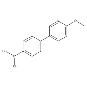 [4-(6-Methoxypyridin-3-yl)phenyl]boronic acid Structure