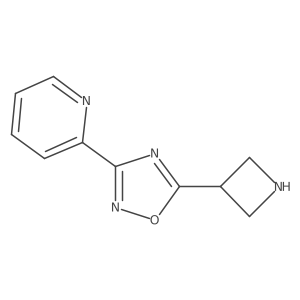 2-[5-(Azetidin-3-YL)-1,2,4-oxadiazol-3-YL]pyridine Structure