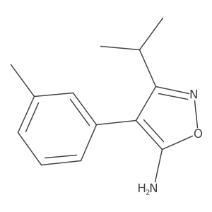 3-(1-Methylethyl)-4-(3-methylphenyl)-5-isoxazolamine Structure