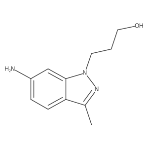 1h-Indazole-1-propanol,6-amino-3-methyl-结构式