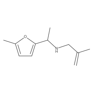 [1-(5-Methylfuran-2-yl)ethyl](2-methylprop-2-en-1-yl)amine Structure