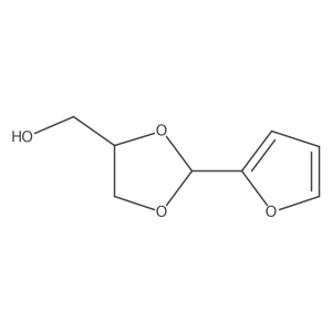 trans-2-(2-Furyl)-4-hydroxymethyl-1,3-dioxolane Structure