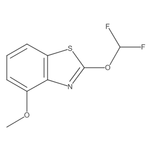 2-(Difluoromethoxy)-4-methoxybenzothiazole Structure