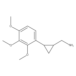 (2-(2,3,4-Trimethoxyphenyl)cyclopropyl)methanamine Structure
