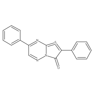 2,7-Diphenyl[1,3]thiazolo[3,2-b][1,2,4]triazin-4-ium-3-olate Structure