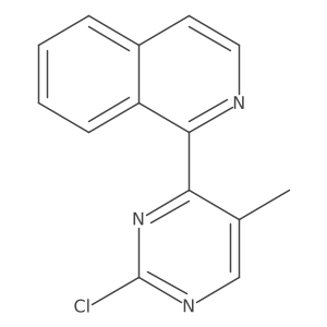 1-(2-Chloro-5-methylpyrimidin-4-yl)isoquinoline结构式