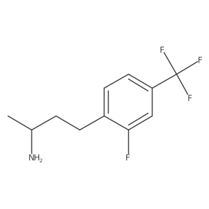 (2S)-4-[2-fluoro-4-(trifluoromethyl)phenyl]butan-2-amine Structure