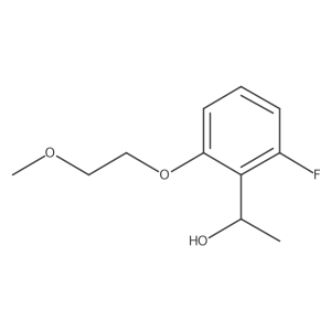 1-[2-Fluoro-6-(2-methoxyethoxy)phenyl]ethan-1-ol Structure