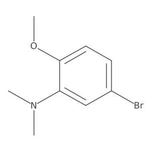 5-bromo-2-methoxy-N,N-dimethylaniline结构式