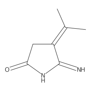 5-Amino-3,4-dihydro-4-(1-methylethylidene)-2h-pyrrol-2-one Structure