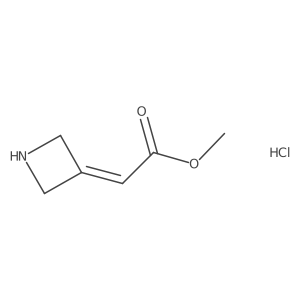 Methyl 2-(azetidin-3-ylidene)acetate hydrochloride Structure