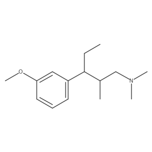 (2R)-3-(3-methoxyphenyl)-N,N,2-trimethylpentan-1-amine Structure