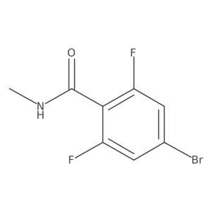 4-Bromo-2,6-difluoro-N-methylbenzamide结构式