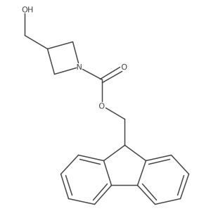 (9H-fluoren-9-yl)methyl 3-(hydroxymethyl)azetidine-1-carboxylate Structure