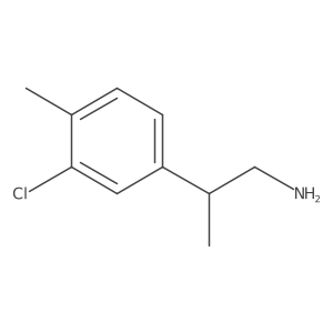 2-(3-Chloro-4-methylphenyl)propan-1-amine Structure