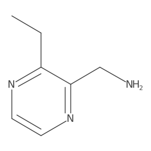 (3-Ethylpyrazin-2-yl)methanamine Structure