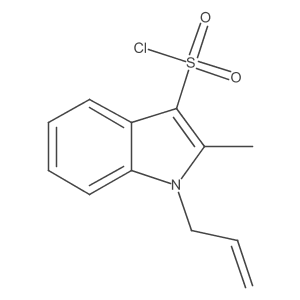 1-Allyl-2-methyl-1H-indole-3-sulfonyl chloride结构式