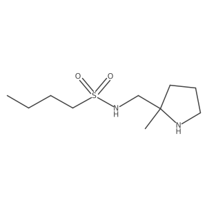 N-[(2-methylpyrrolidin-2-yl)methyl]butane-1-sulfonamide Structure