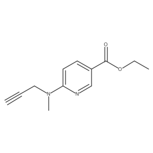 Ethyl 6-[methyl(prop-2-yn-1-yl)amino]pyridine-3-carboxylate Structure