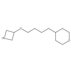 3-[4-(Oxan-4-yl)butoxy]azetidine Structure