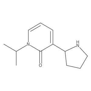 1-Isopropyl-3-(pyrrolidin-2-yl)pyridin-2(1H)-one Structure