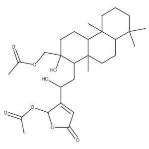 24,25-O-diacetylvulgaroside结构式