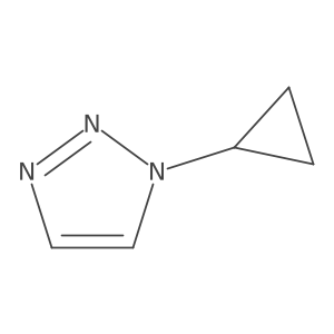 1-Cyclopropyl-1H-1,2,3-triazole Structure