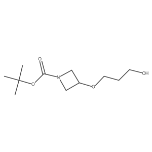 Tert-butyl 3-(3-hydroxypropoxy)azetidine-1-carboxylate Structure