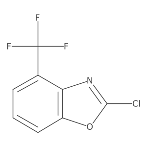 2-Chloro-4-(trifluoromethyl)benzo[d]oxazole结构式