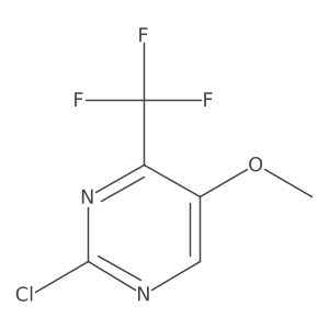 2-Chloro-5-methoxy-4-(trifluoromethyl)pyrimidine结构式