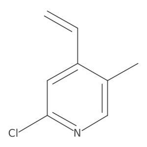 2-Chloro-4-ethenyl-5-methylpyridine结构式