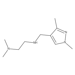 [(1,3-dimethyl-1H-pyrazol-4-yl)methyl][2-(dimethylamino)ethyl]amine结构式