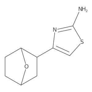 4-{7-Oxabicyclo[2.2.1]heptan-2-yl}-1,3-thiazol-2-amine Structure